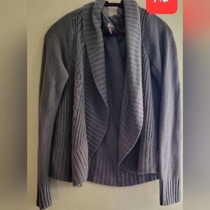 Light grey knit cardigan